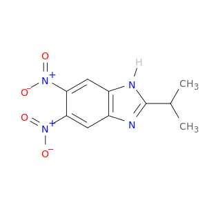 1H-Benzimidazole, 2-(1-methylethyl)-5,6-dinitro-