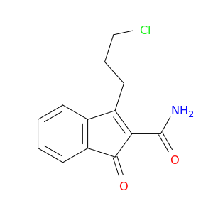 1H-Indene-2-carboxamide,3-(3-chloropropyl)-1-oxo-