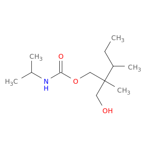 Carbamic acid,isopropyl-, 2-(hydroxymethyl)-2,3-dimethylpentyl ester (6CI,8CI)
