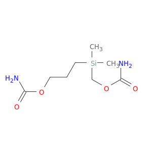 1-Propanol,3-[[[(aminocarbonyl)oxy]methyl]dimethylsilyl]-, 1-carbamate