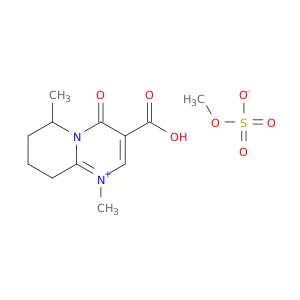 3-carboxy-1,6-dimethyl-4-oxo-6,7,8,9-tetrahydro-4h-pyrido[1,2-a]pyrimidin-1-ium methyl sulfate