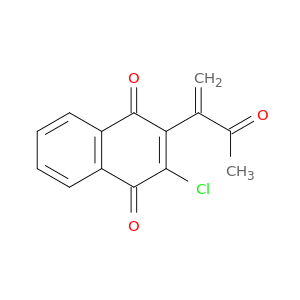 1,4-Naphthalenedione, 2-chloro-3-(1-methylene-2-oxopropyl)-
