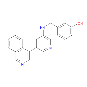 Phenol, 3-[[[5-(4-isoquinolinyl)-3-pyridinyl]amino]methyl]-