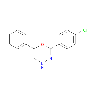 4H-1,3,4-Oxadiazine, 2-(4-chlorophenyl)-6-phenyl-