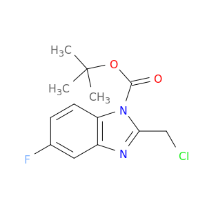 tert-Butyl 2-(chloromethyl)-5-fluoro-1H-benzo[d]imidazole-1-carboxylate