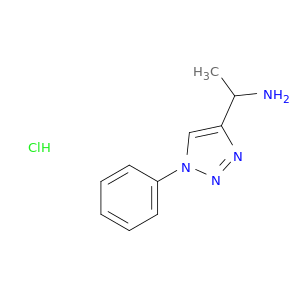 1-(1-phenyl-1H-1,2,3-triazol-4-yl)ethan-1-amine hydrochloride