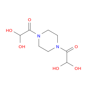 Piperazine, 1,4-bis(dihydroxyacetyl)-