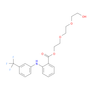 Benzoic acid,2-[[3-(trifluoromethyl)phenyl]amino]-, 2-[2-(2-hydroxyethoxy)ethoxy]ethyl ester