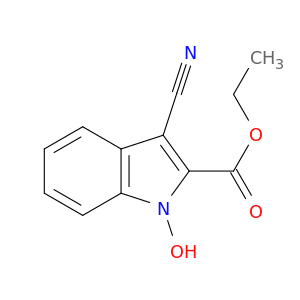 ETHYL 3-CYANO-1-HYDROXY-INDOLE-2-CARBOXYLATE