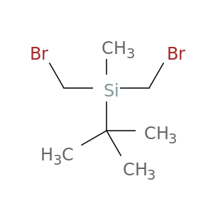 双(溴甲基)(1,1-二甲基乙基)甲基硅烷