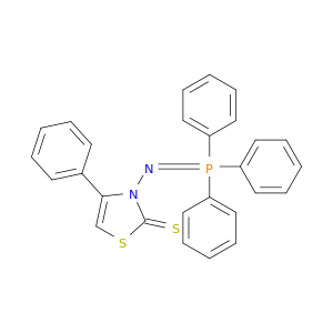 2(3H)-Thiazolethione, 4-phenyl-3-[(triphenylphosphoranylidene)amino]-
