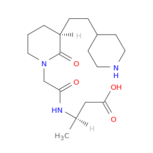 Butanoic acid,3-[[2-[(3R)-2-oxo-3-[2-(4-piperidinyl)ethyl]-1-piperidinyl]acetyl]amino]-,(3R)-