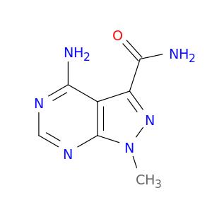 4-amino-1-methyl-1h-pyrazolo[3,4-d]pyrimidine-3-carboxamide