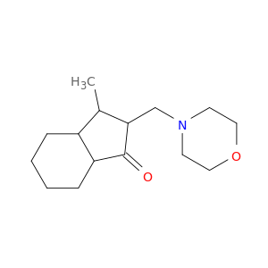 1H-Inden-1-one, octahydro-3-methyl-2-(4-morpholinylmethyl)-