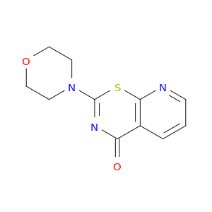 4H-Pyrido[3,2-e]-1,3-thiazin-4-one, 2-(4-morpholinyl)-