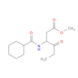 Hexanoic acid, 3-[(cyclohexylcarbonyl)amino]-4-oxo-, methyl ester