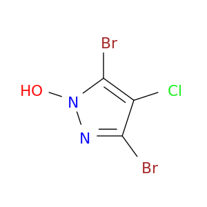 3,5-二溴-4-氯-1-羟基-1H-吡唑