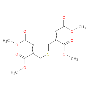 2-Butenedioic acid, 2,2'-[thiobis(methylene)]bis-, tetramethyl ester