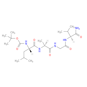 L-Valinamide, N-[(1,1-dimethylethoxy)carbonyl]-L-leucyl-L-alanylglycyl-