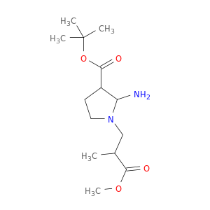 1-Pyrrolidinepropanoicacid, 3-[[(1,1-dimethylethoxy)carbonyl]amino]-a-methyl-, methyl ester