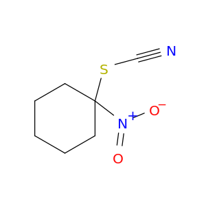 Thiocyanic acid, 1-nitrocyclohexyl ester