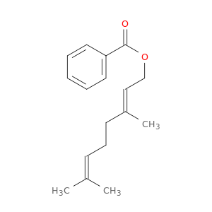 (E)-3,7-二甲基辛基-2,6-二烯-1-基苯甲酸酯