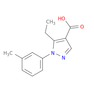 5-Ethyl-1-(3-methylphenyl)-1H-pyrazole-4-carboxylic Acid