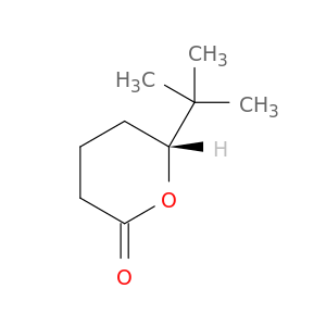 2H-Pyran-2-one, 6-(1,1-dimethylethyl)tetrahydro-, (6R)-