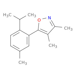 Isoxazole, 3,4-dimethyl-5-[5-methyl-2-(1-methylethyl)phenyl]-