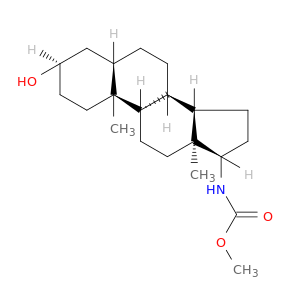 Carbamic acid, [(3a,5a,17b)-3-hydroxyandrostan-17-yl]-, methyl ester (9CI)