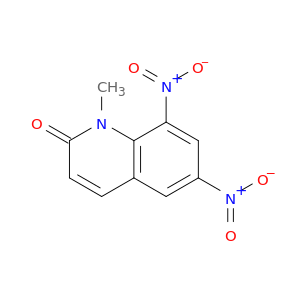 2(1H)-Quinolinone, 1-methyl-6,8-dinitro-