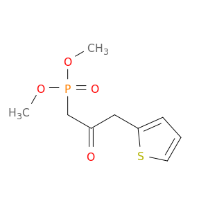Phosphonic acid, [2-oxo-3-(2-thienyl)propyl]-, dimethyl ester