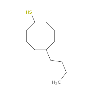 Cyclooctanethiol, 5-butyl-
