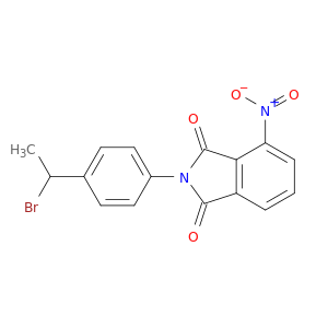 1H-Isoindole-1,3(2H)-dione, 2-[4-(1-bromoethyl)phenyl]-4-nitro-