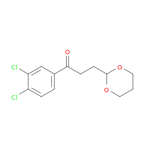 3',4'-DICHLORO-3-(1,3-DIOXAN-2-YL)PROPIOPHENONE
