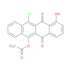5,12-Naphthacenedione, 6-(acetyloxy)-11-chloro-1-hydroxy-