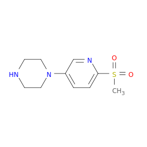 Piperazine, 1-[6-(methylsulfonyl)-3-pyridinyl]-