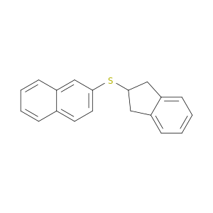 Naphthalene, 2-[(2,3-dihydro-1H-inden-2-yl)thio]-