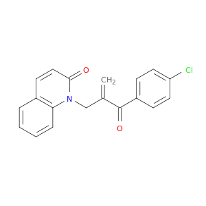 2(1H)-Quinolinone,1-[2-(4-chlorobenzoyl)-2-propen-1-yl]-