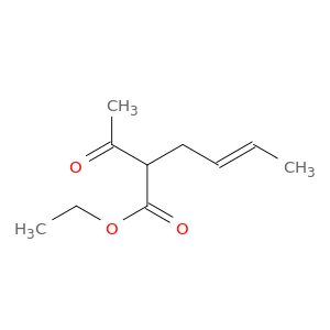 4-Hexenoic acid, 2-acetyl-, ethyl ester, (E)-