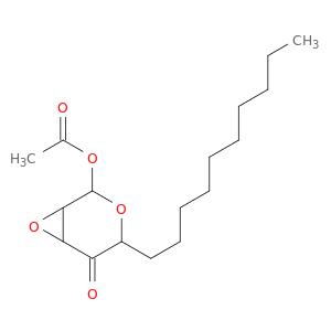 3,7-Dioxabicyclo[4.1.0]heptan-5-one, 2-(acetyloxy)-4-decyl-