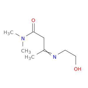 Butanamide, 3-[(2-hydroxyethyl)imino]-N,N-dimethyl-