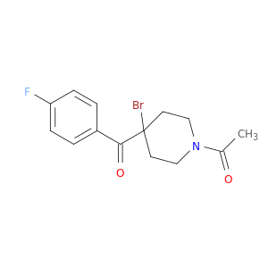 Piperidine, 1-acetyl-4-bromo-4-(4-fluorobenzoyl)-