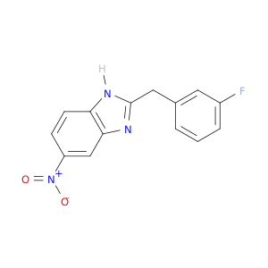 1H-Benzimidazole, 2-[(3-fluorophenyl)methyl]-5-nitro-