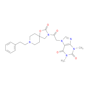 1,3-DIMETHYL-7-[2-OXO-2-(2-OXO-8-PHENETHYL-1-OXA-3,8-DIAZASPIRO[4.5]DEC-3-YL)ETHYL]PURINE-2,6-DIONE