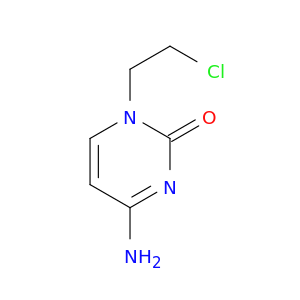 2(1H)-Pyrimidinone, 4-amino-1-(2-chloroethyl)-