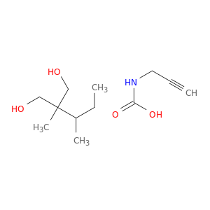 Carbamic acid,2-propynyl-, 2-(hydroxymethyl)-2,3-dimethylpentyl ester (6CI,8CI)