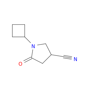 1-cyclobutyl-5-oxopyrrolidine-3-carbonitrile