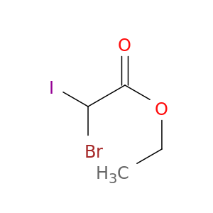 Acetic acid, bromoiodo-, ethyl ester