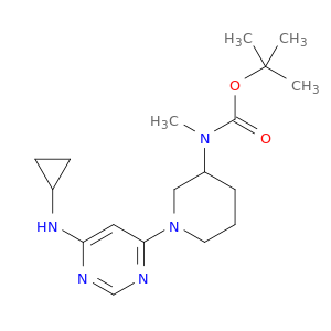 [1-(6-环丙基氨基-嘧啶-4-基)-哌啶-3-基]-甲基-氨基甲酸叔丁基酯